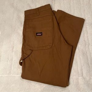 Tan Dickies Double Knee Carpenter Work Pants